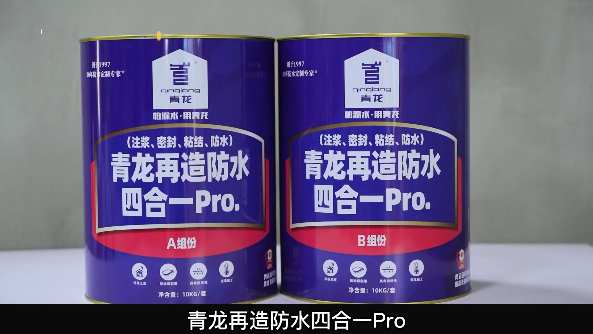 青龍再造防水四合一 Pro.(注漿、密封、粘結(jié) 、防水)